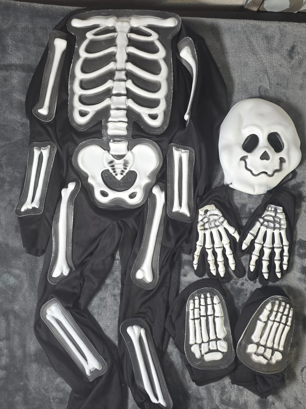 Spirit Skele-Bones Toddler Skeleton Costume - Black & White - Picture 6 of 11